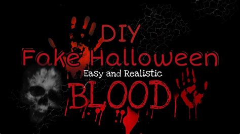 does fake halloween blood come out of clothes|make your own blood.